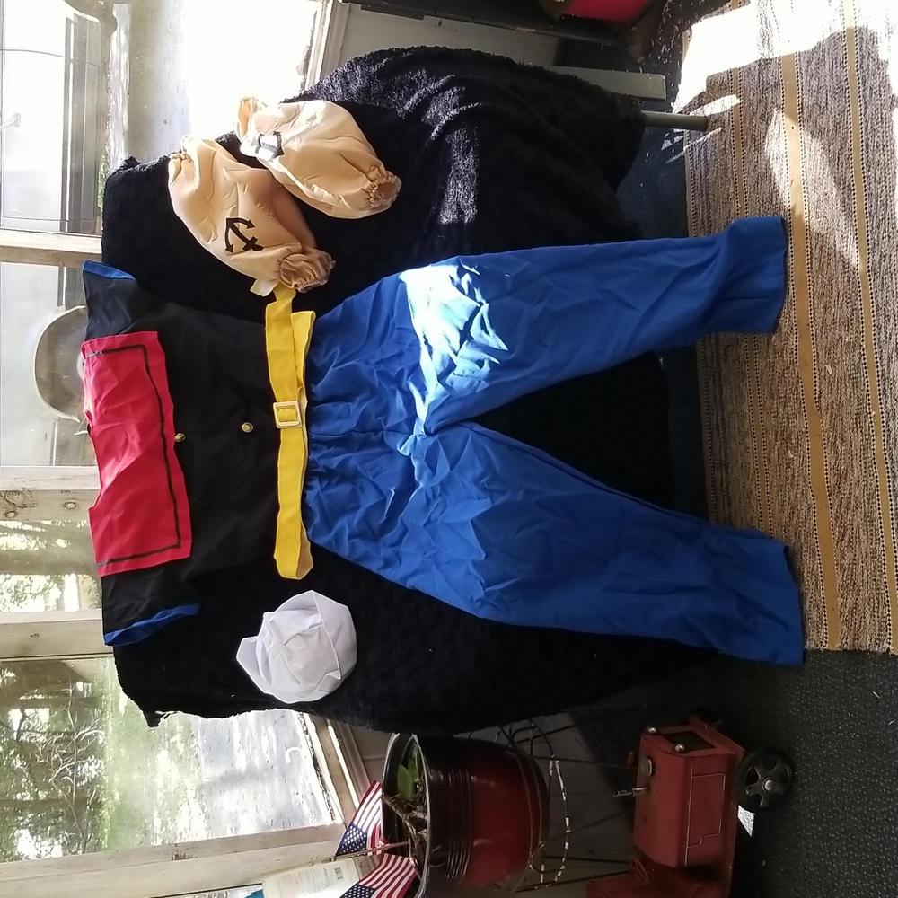 Popeye 7 piece Halloween Costume